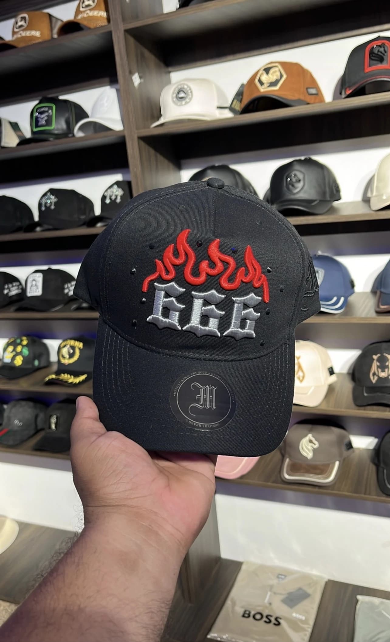 Gorra bélica de números
