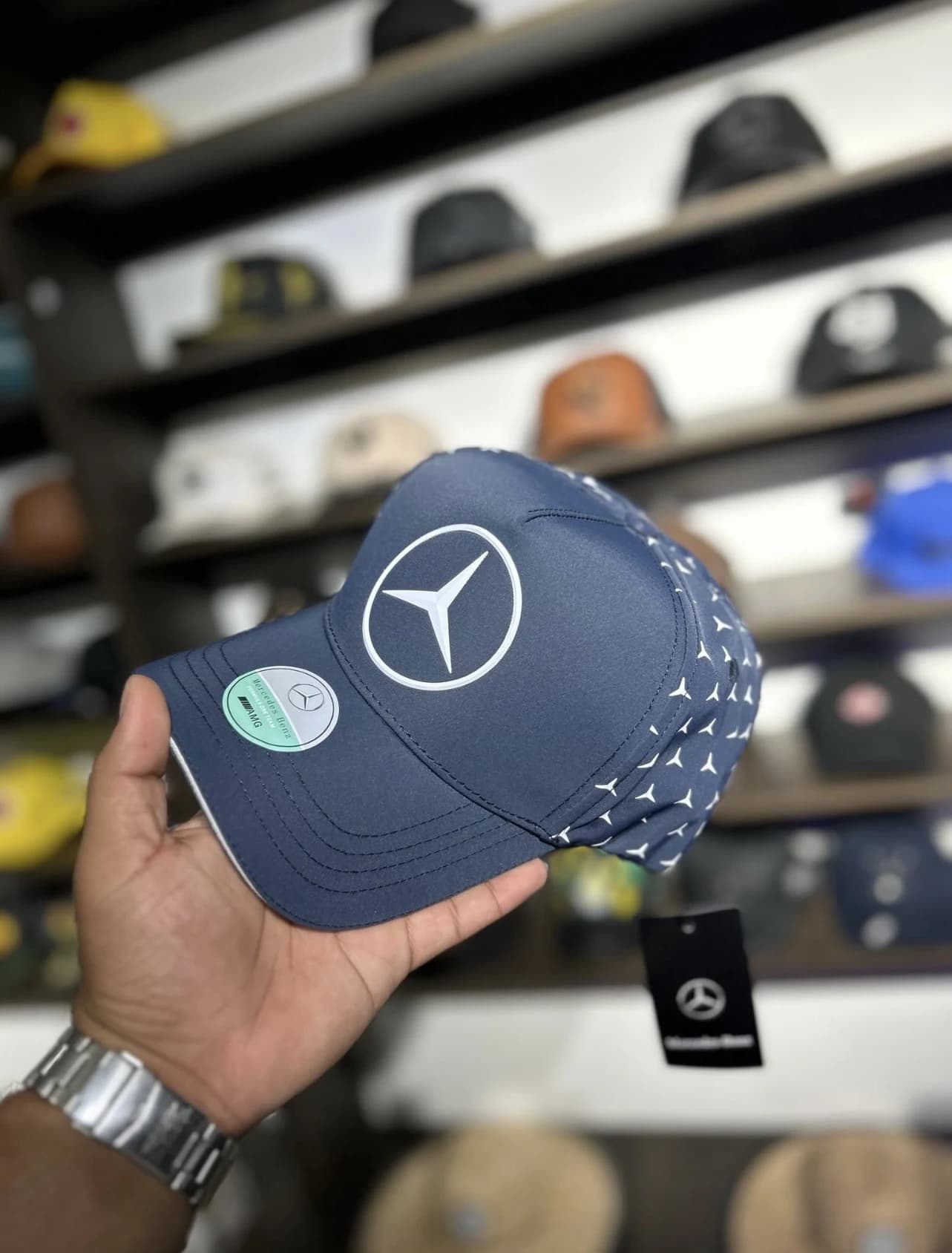 Gorra Mercedes Benz azul