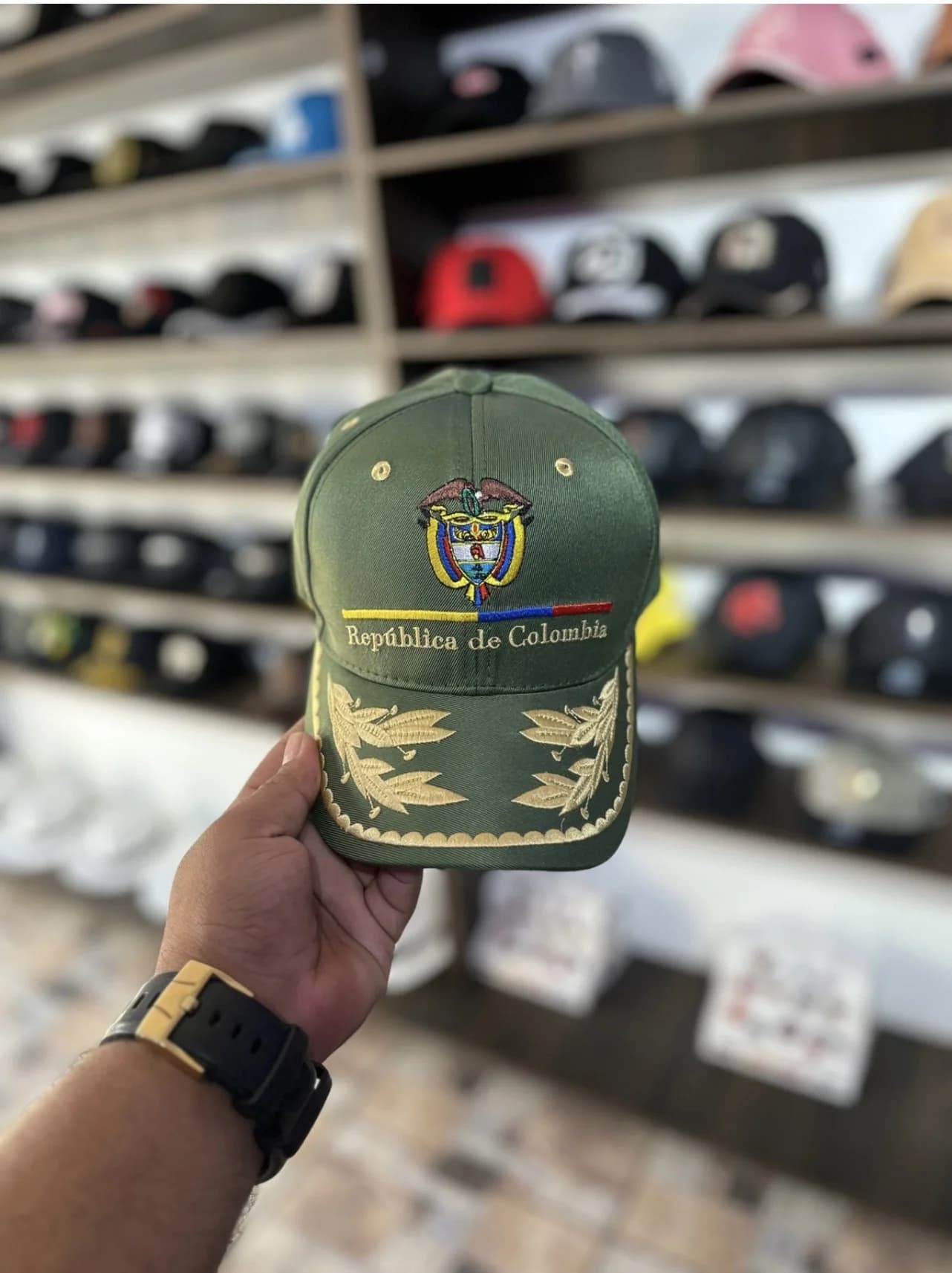 Gorra republica de Colombia