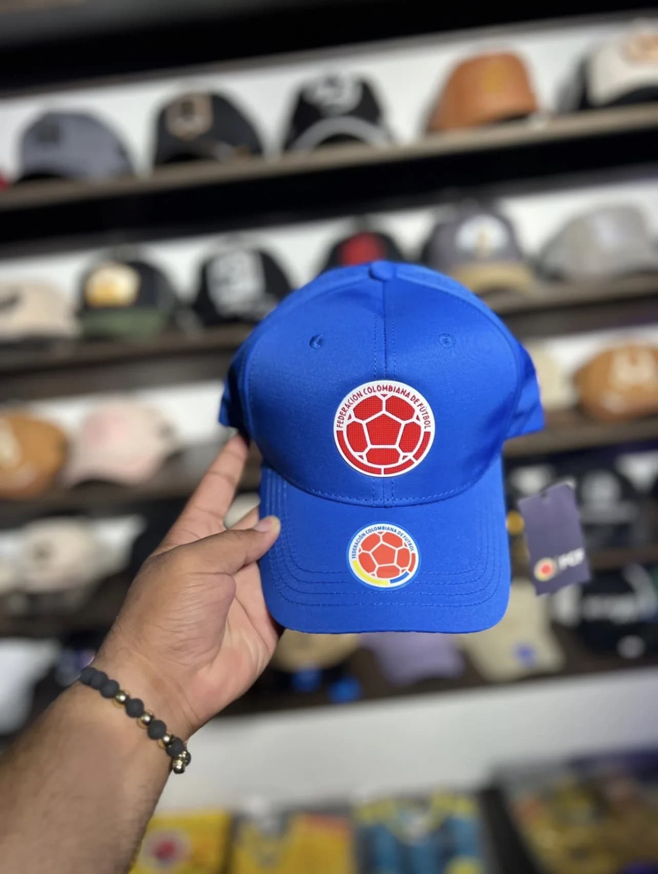 Gorra selección Colombia azul
